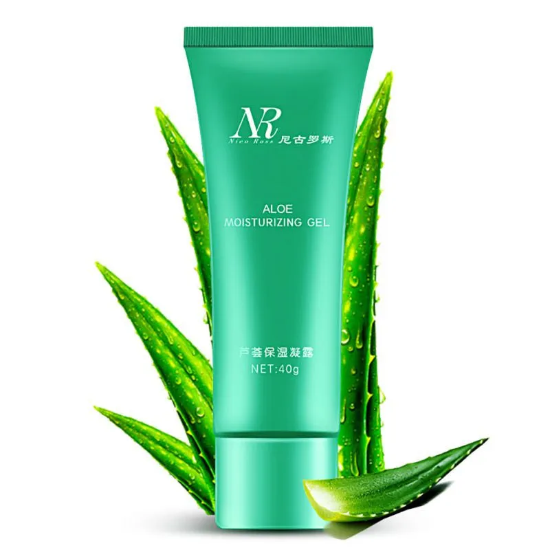 40g Aloe Vera Gel Skin Care Face Cream Hyaluronic Acid Anti Winkle Whitening Moisturizing Sun Repair Acne Treatment Cream SM6