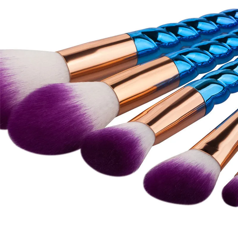 4pcs/5pcs/7pcs GUJHUI Rose gold makeup brushes professional Concealer hair brush Powder Foundation make up brushes Tools