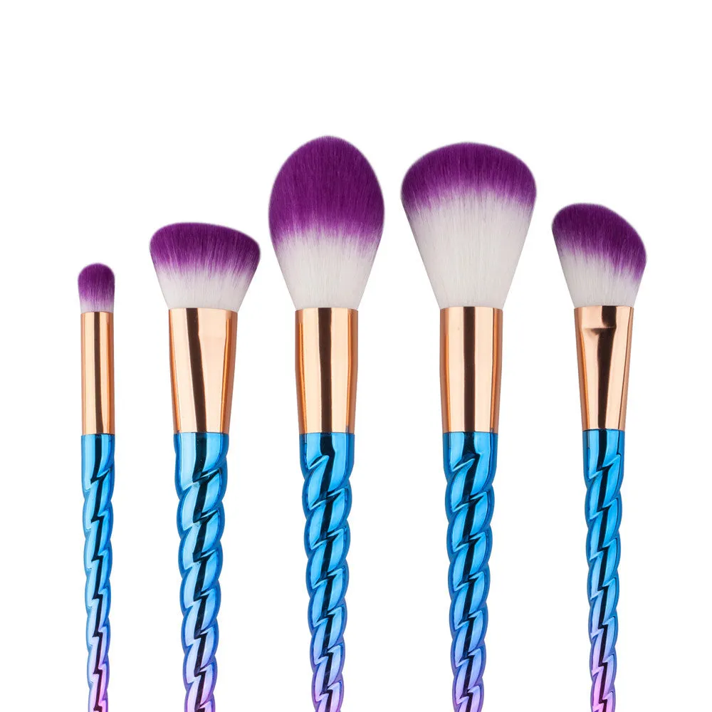 4pcs/5pcs/7pcs GUJHUI Rose gold makeup brushes professional Concealer hair brush Powder Foundation make up brushes Tools