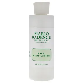 AHA Body Lotion by Mario Badescu for Unisex - 6 oz Body Lotion