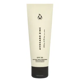 Avocado Zinc Natural Body Sunscreen SPF 30