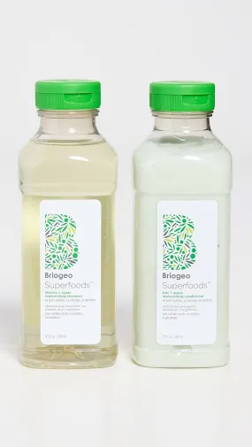 Briogeo   Superfoods Apple Matcha + Kale Shampoo and Conditioner Pack 