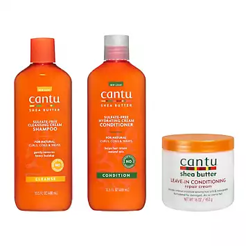 Cantu Shampoo Conditioner & Repair Cream Bundle | Kaleidoscope