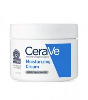 CeraVe Moisturizing Cream Daily Face and Body Moisturizer for Dry Skin 12OZ