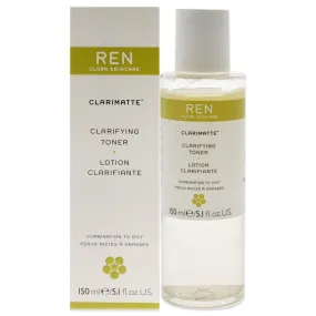 Clarimatte Clarifying Toner - Combination To Oily Skin by REN for Unisex - 5.1 oz Lotion