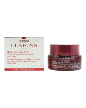 Clarins Super Restorative Night  Cream 50ml | Simply Be