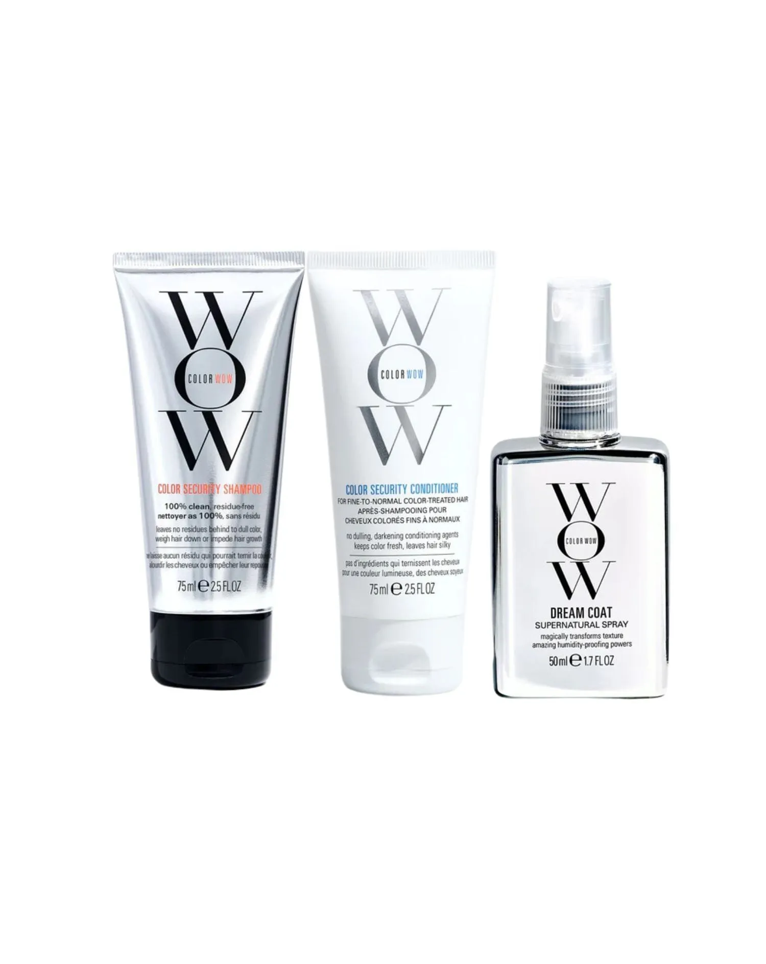 Color Wow  Mini Shampoo, Conditioner & Dreamcoat Spray Travel Trio | Simply Be