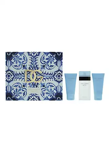 Dolce & Gabbana Dolce & Gabbana Light Blue 3 Piece Set - Eau De Toilette 50ml, Body Cream 50ml & Shower Gel 50ml | K