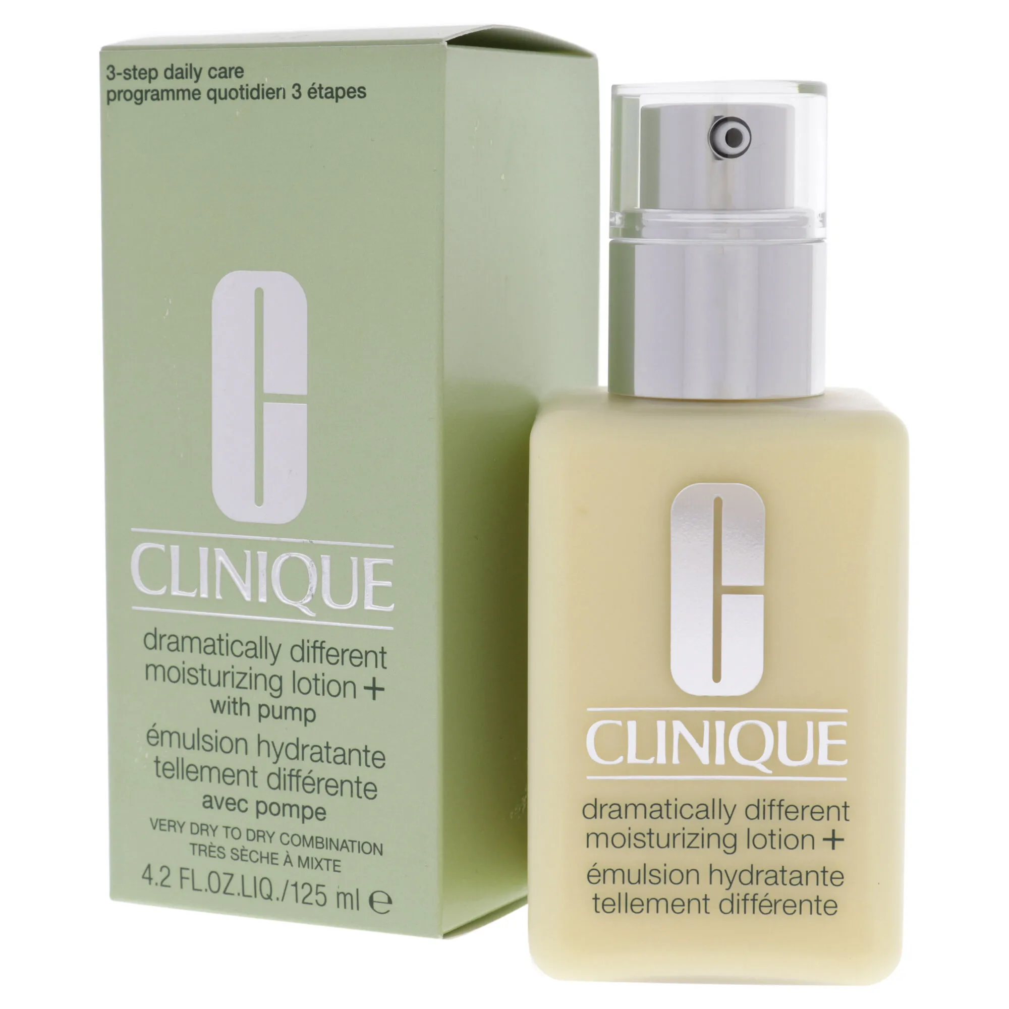 Dramatically Different Moisturizing Lotion Plus - Very Dry To Dry Combination Skin by Clinique for Unisex - 4.2 oz Moisturizer