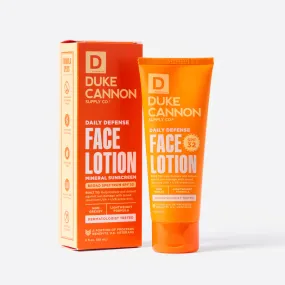 Duke Cannon Daily Defense Face Lotion SPF 32