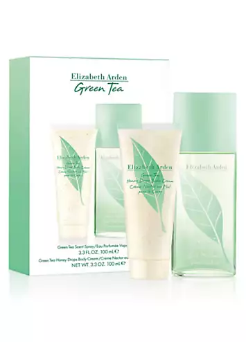 Elizabeth Arden Green Tea Scent Spray 2 Piece Gift Set - Spray 100ml & Body Cream 100ml | Kaleidoscope