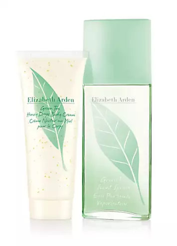 Elizabeth Arden Green Tea Scent Spray 2 Piece Gift Set - Spray 100ml & Body Cream 100ml | Kaleidoscope