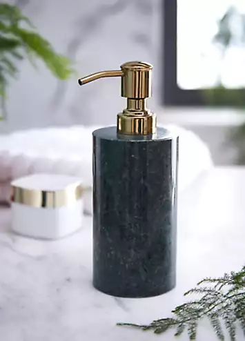 Freemans Green Marble Liquid Soap Dispenser | Kaleidoscope