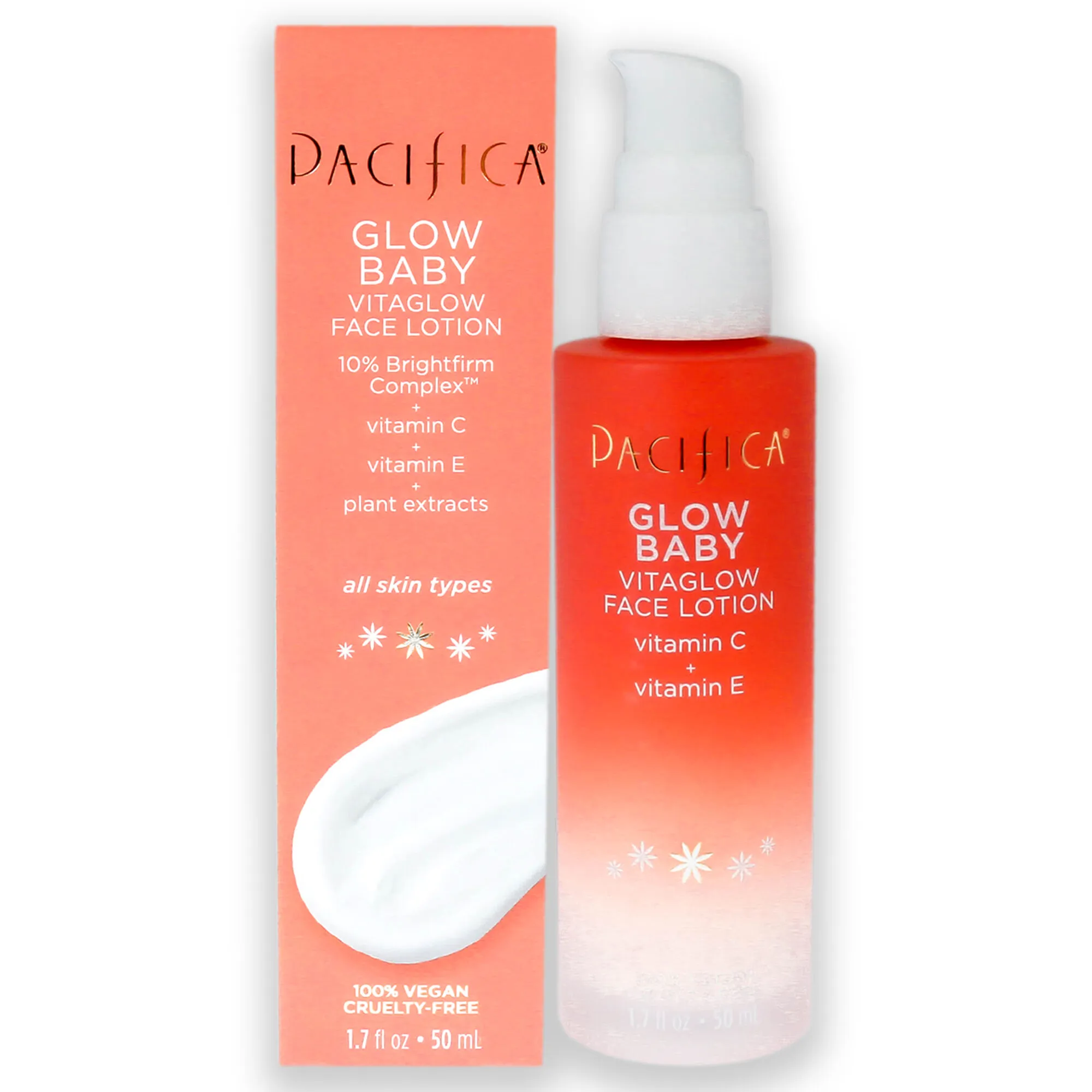 Glow Baby VitaGlow Face Lotion by Pacifica for Unisex - 1.7 oz Lotion