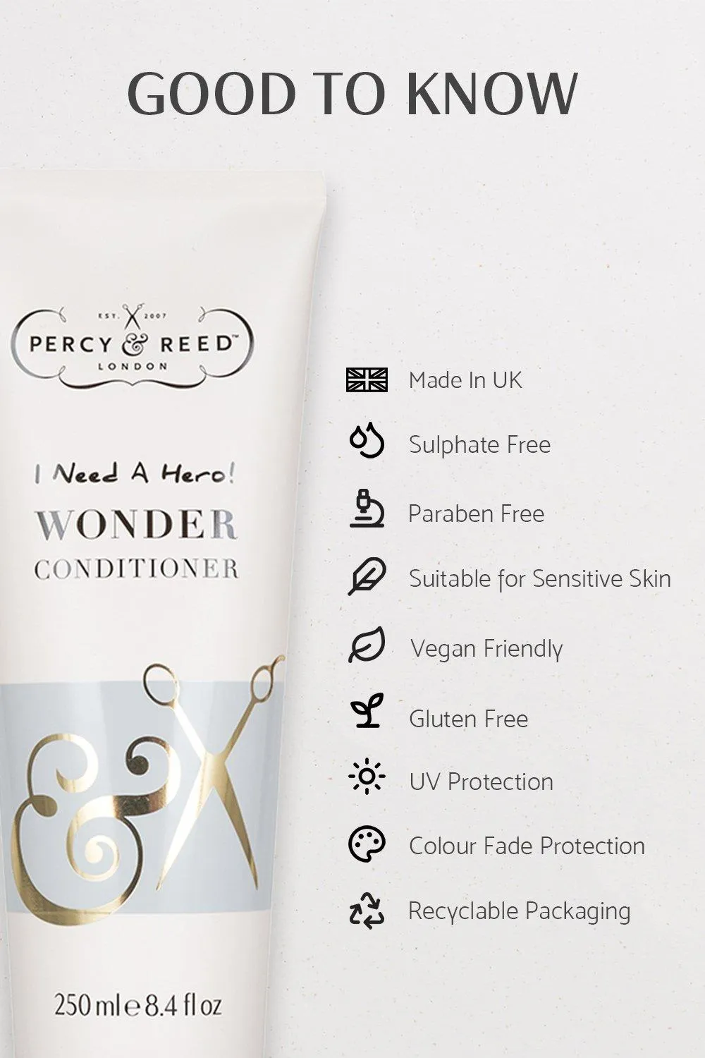 Hair Styling | I Need a Hero! Wonder Conditioner 250ml | Percy and Reed