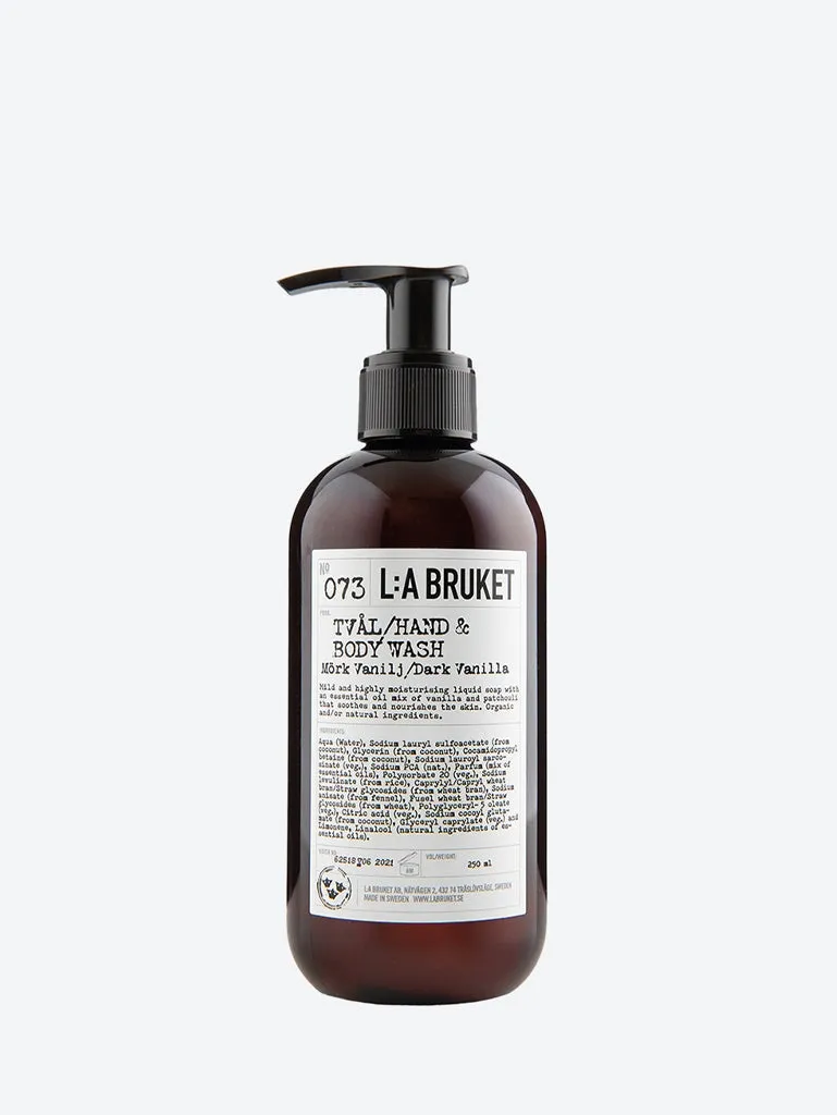 Hand & body wash dark vanilla