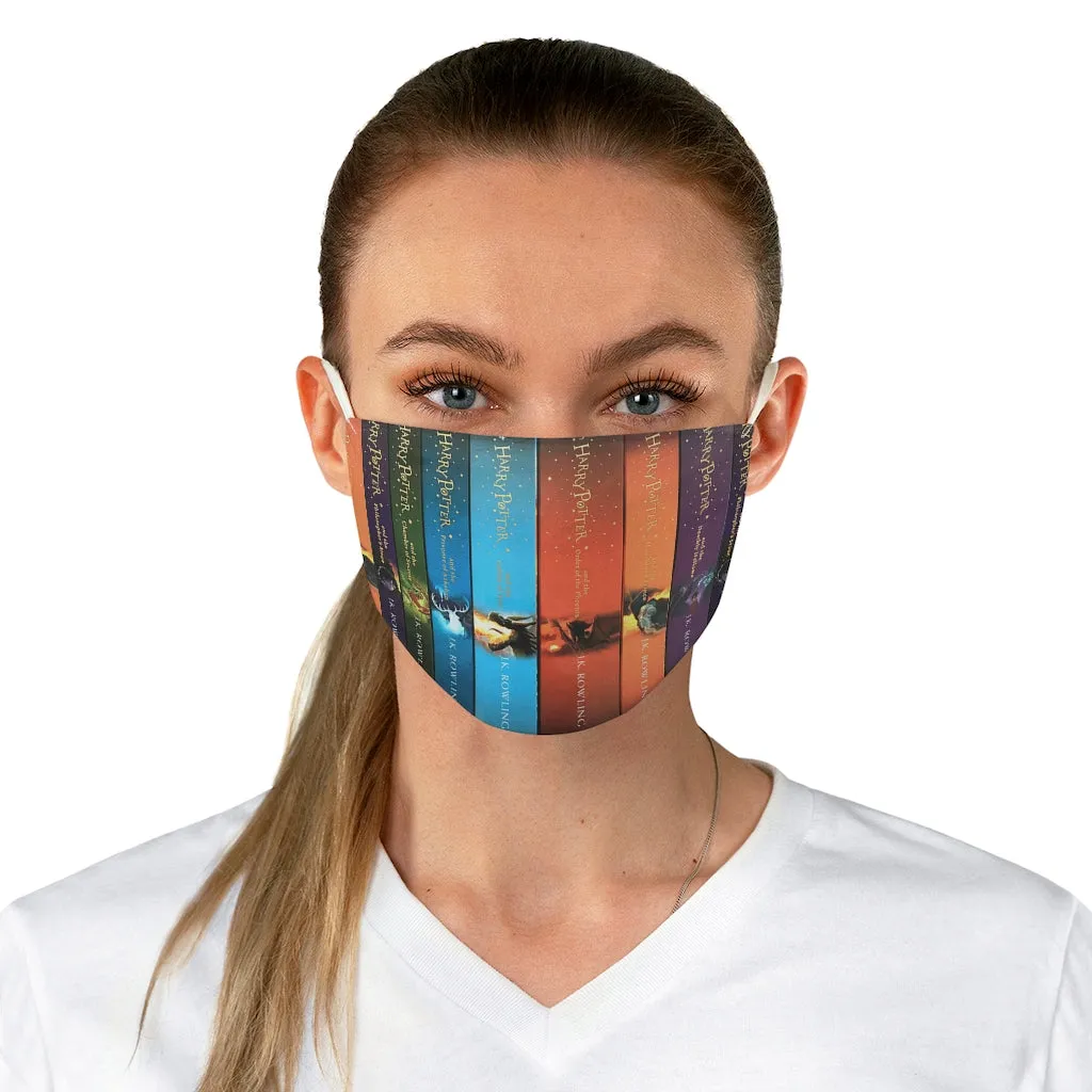 HP Book Spines Fabric Face Mask