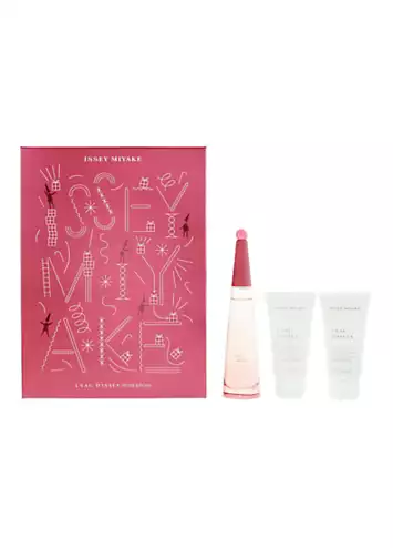 Issey Miyake L’eau D’issey Rose&Rose 3 Piece Set - Eau De Parfum 50ml, Body Lotion 50ml & Shower Cream 50ml 