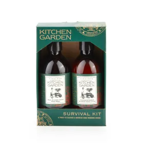 Kitchen Garden Survival Kit (Basil & Lemon Hand Wash, Almond & Orange Blossom Hand Lotion)