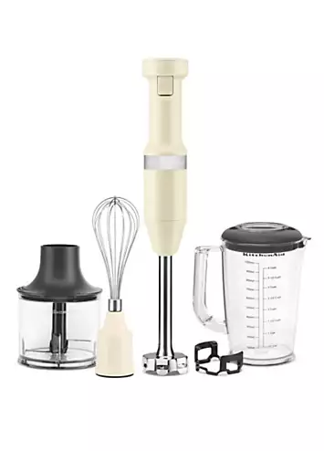 KitchenAid Corded Hand Blender with Accessories - Almond Cream | Kaleidoscope