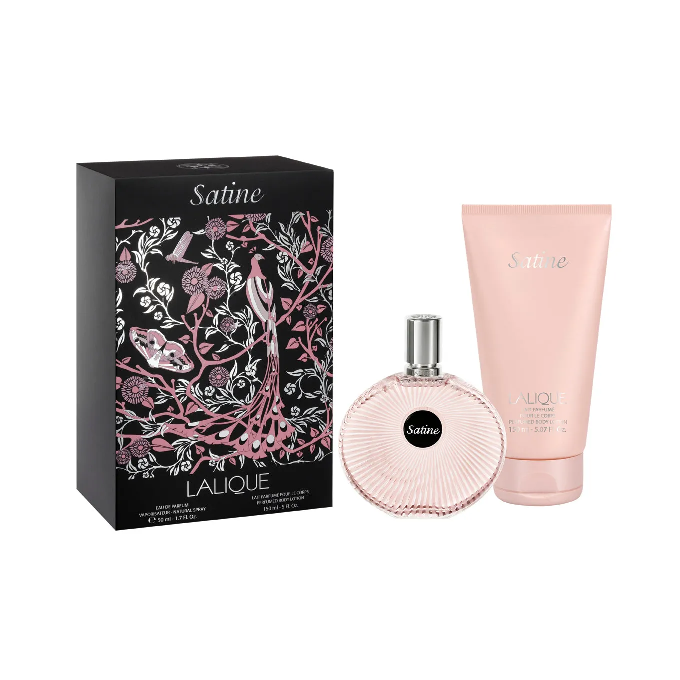 Lalique Satine 1.7 oz EDP & Body Lotion Gift Set