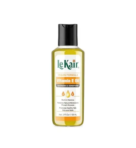 Le Kair Vitamin E Oil Hair & Body Oil - Vegan Formula 3.4oz