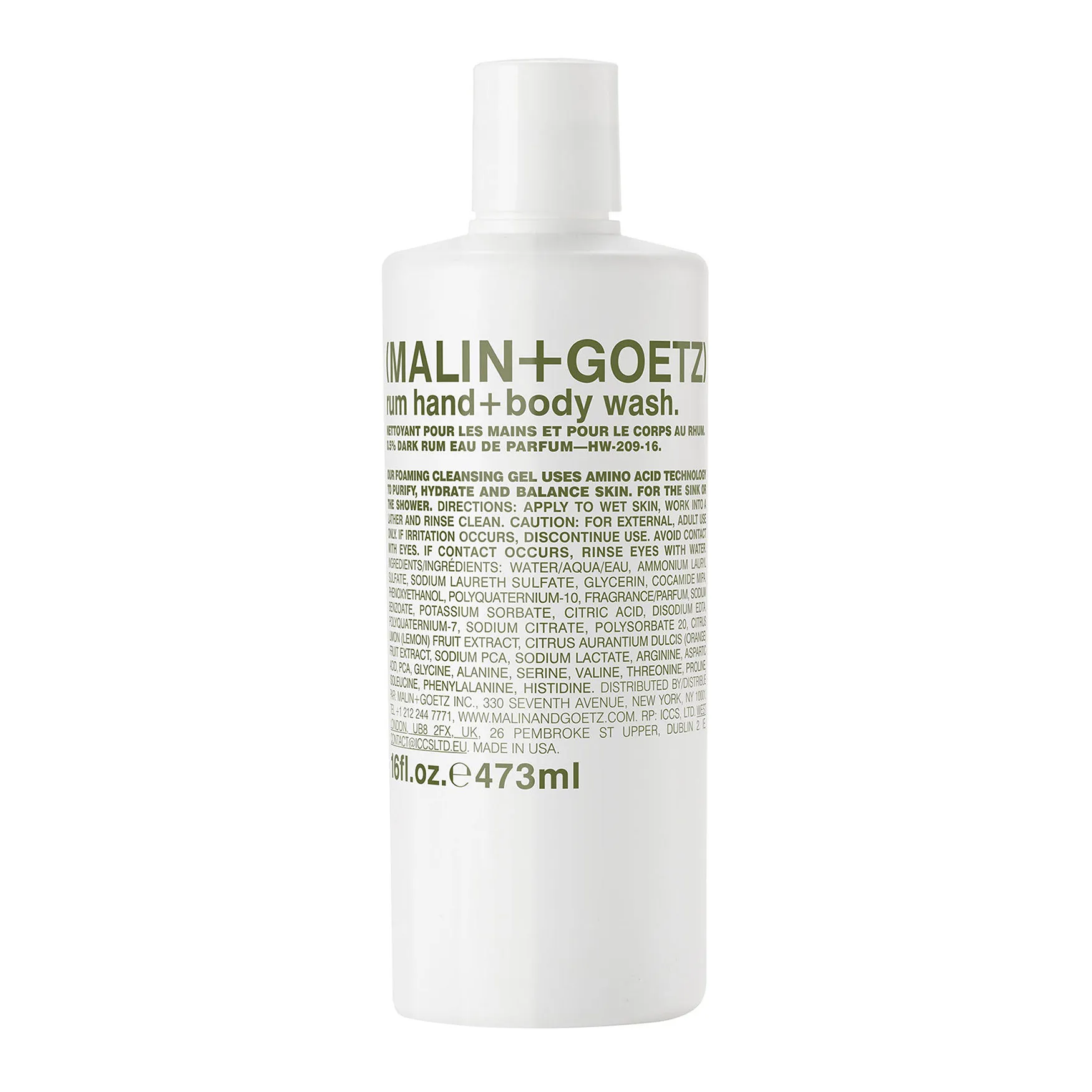 Malin + Goetz Rum Hand And Body Wash