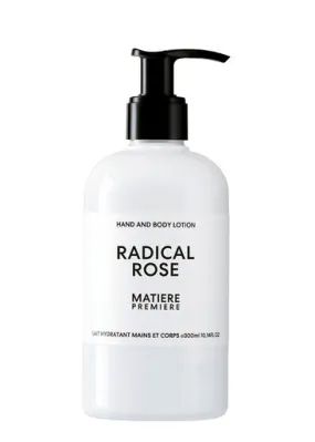 Matiere Premiere Radical Rose Hand and Body Lotion 300ml, Hand and Body Lotion, Leaves Skin Satin Soft and Scented, Spicy Rose N