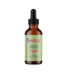 Mielle Organics Rosemary Mint Scalp Hair Strengthening Oil With Biotin Essential Oils 2Oz