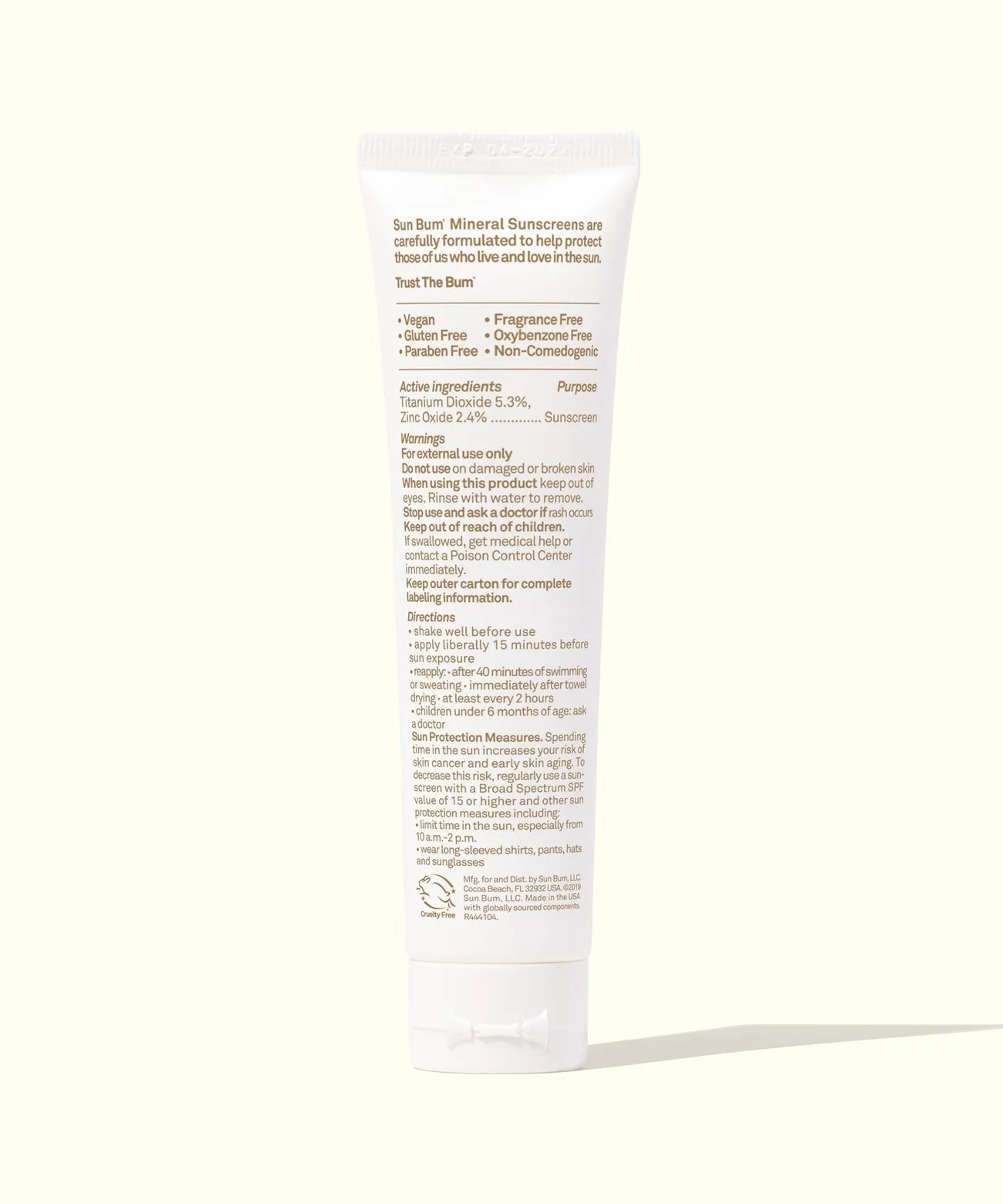 Mineral Lotion Sunscreen 3 oz