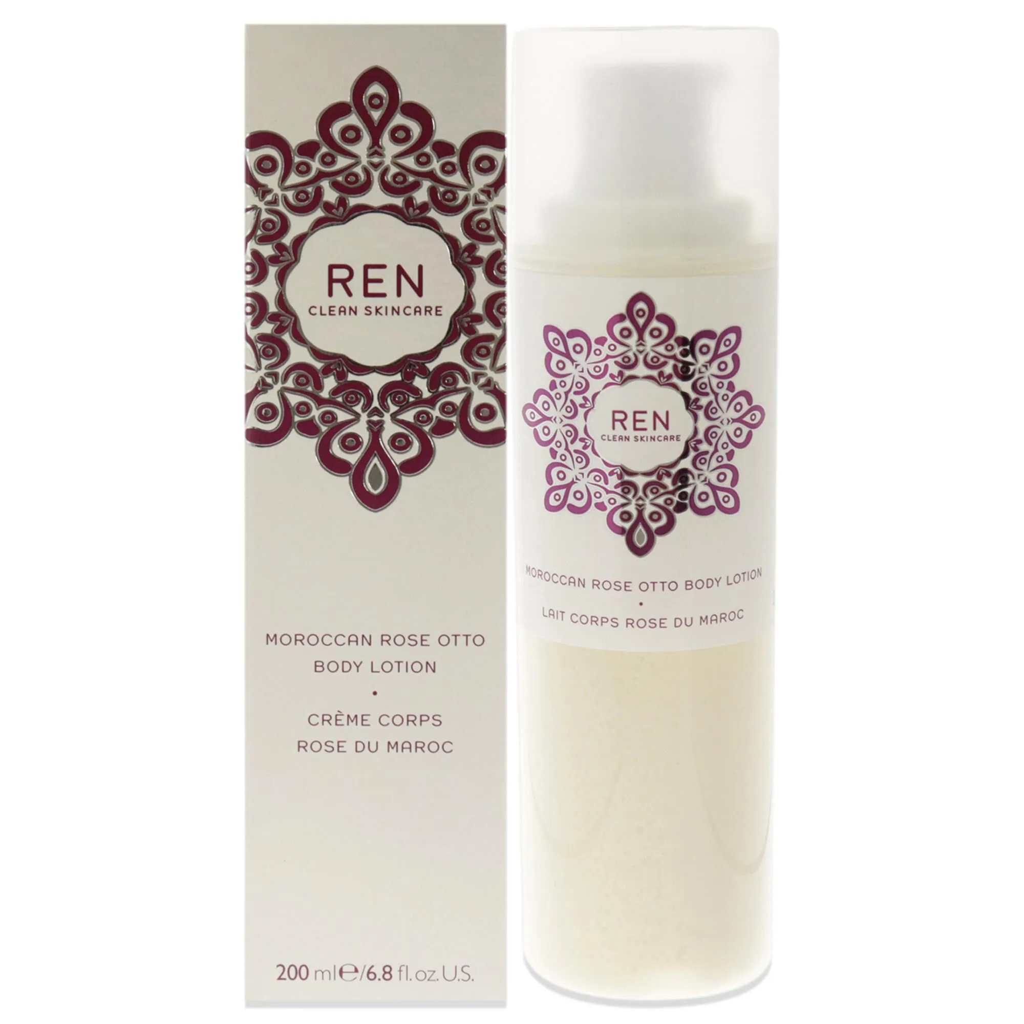 Moroccan Rose Otto Body Lotion by REN for Unisex - 6.8 oz Lotion