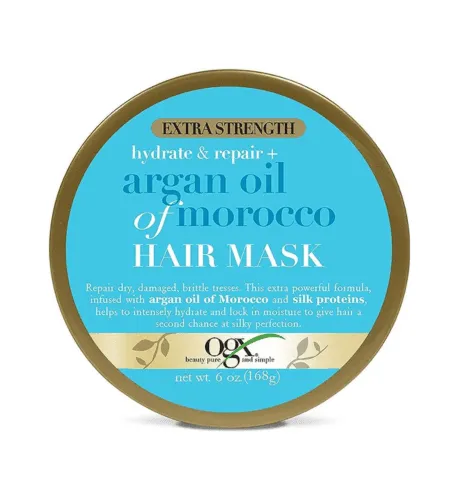 OGX Extra Strength Hydrate Repair + Argan Oil of Morocco Hair Mask Deep Moisturizing Conditioning Treatment 6oz