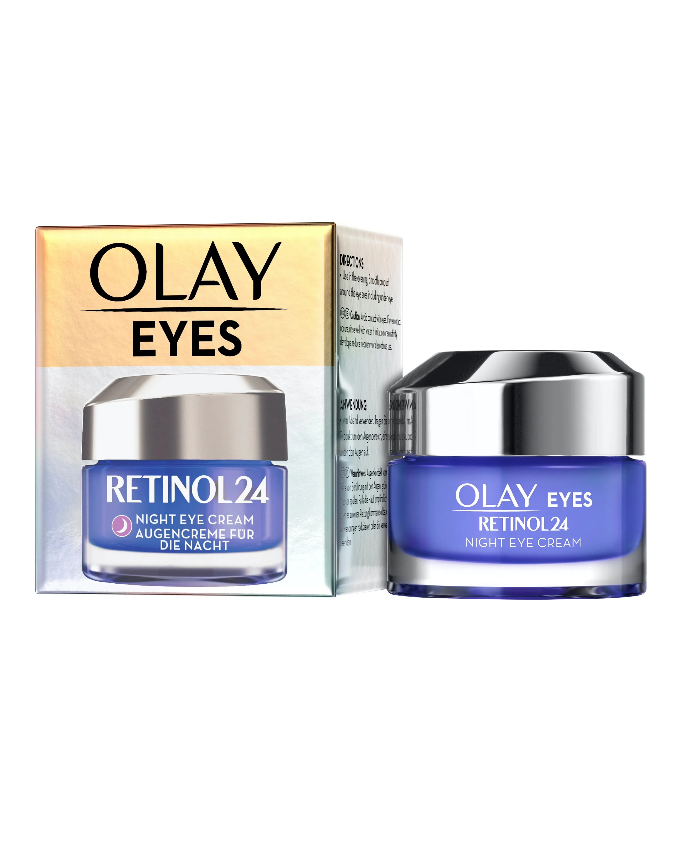 Olay Retinol 24 Night Eye Cream Fragrance Free 15ml | Simply Be