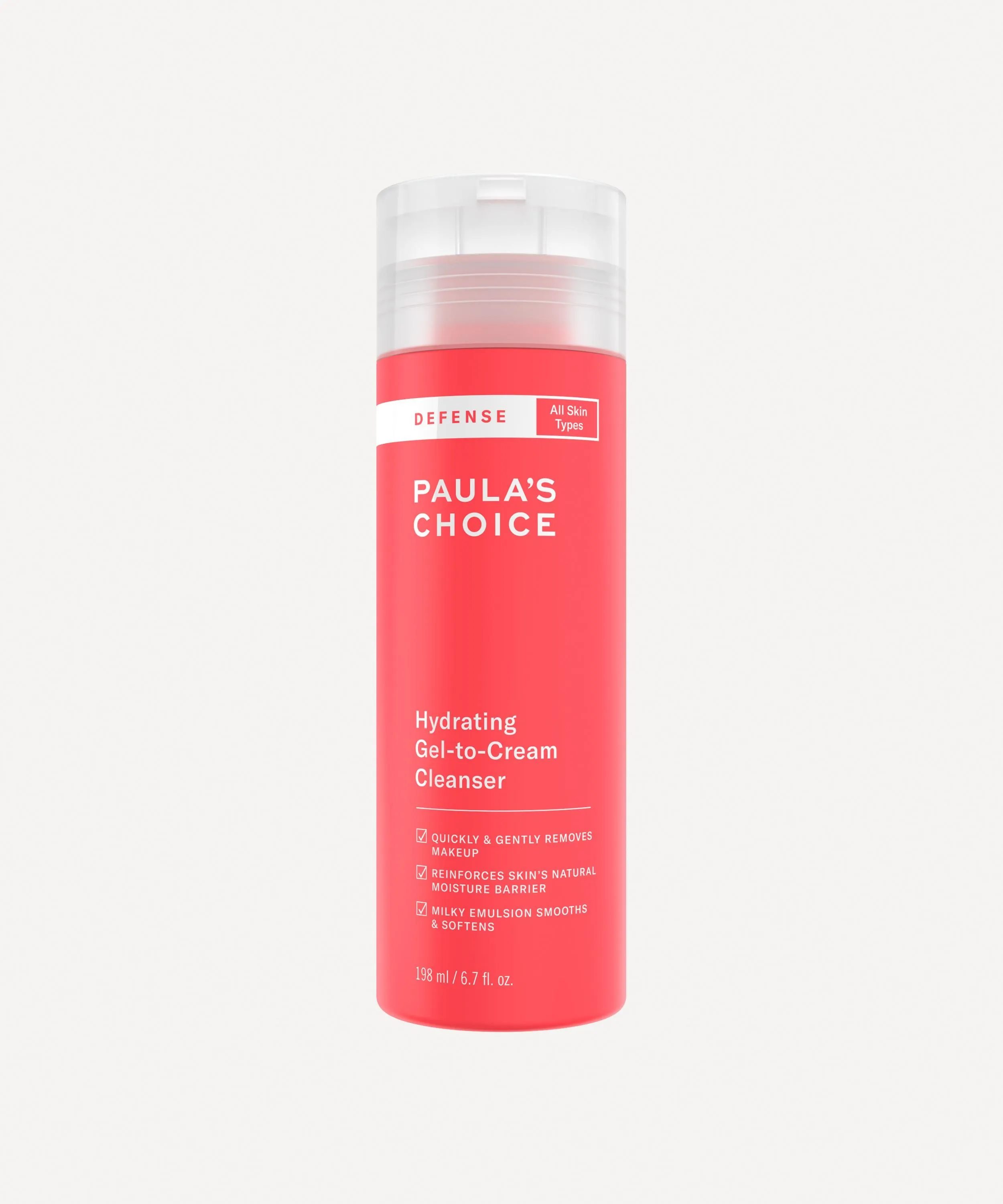 Paula's Choice Defense Hydrating Gel-to-Cream Cleanser 198ml