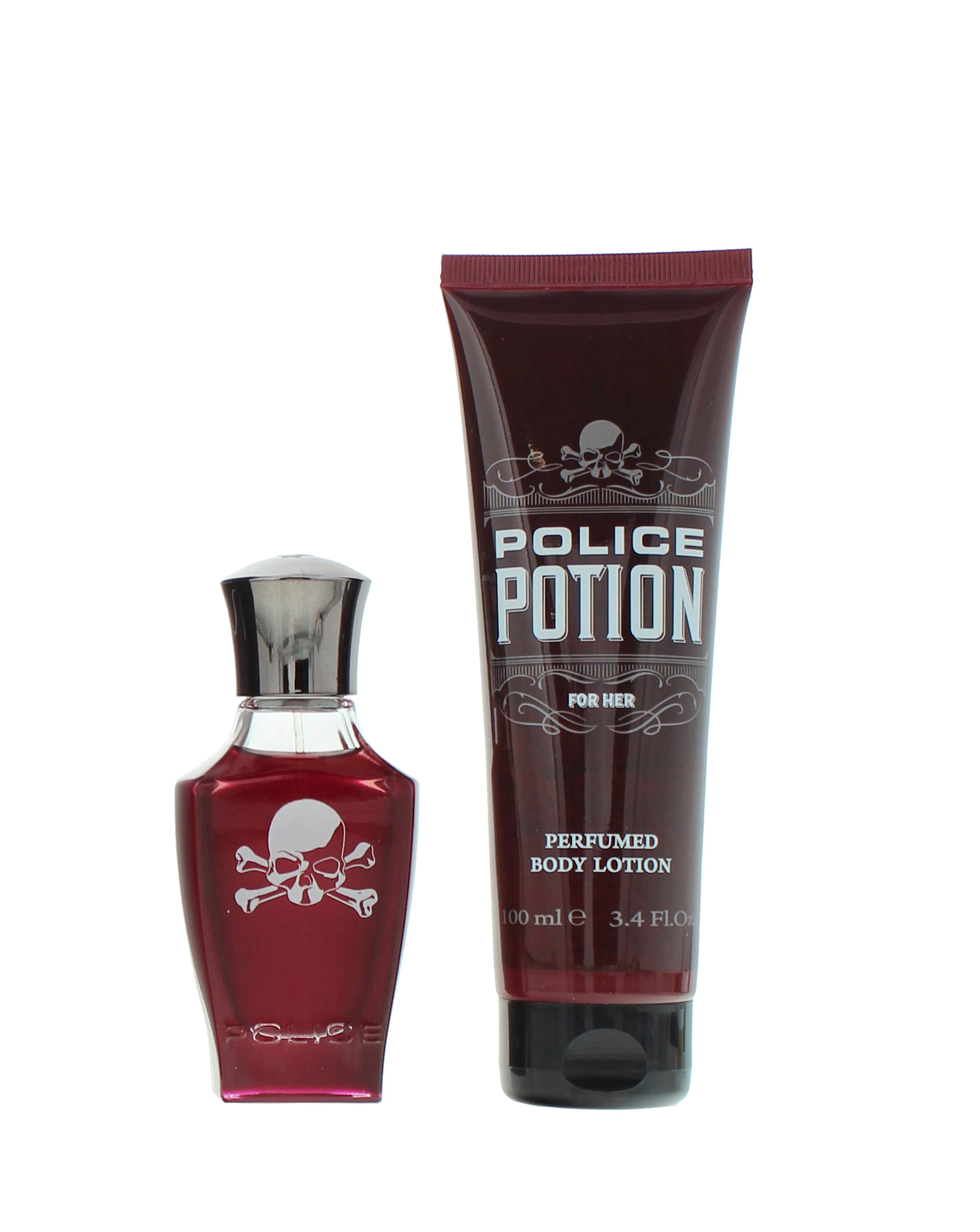 Police Potion For Her Piece Gift Set: Eau de Parfum 30ml - Body Lotion 100ml | Simply Be