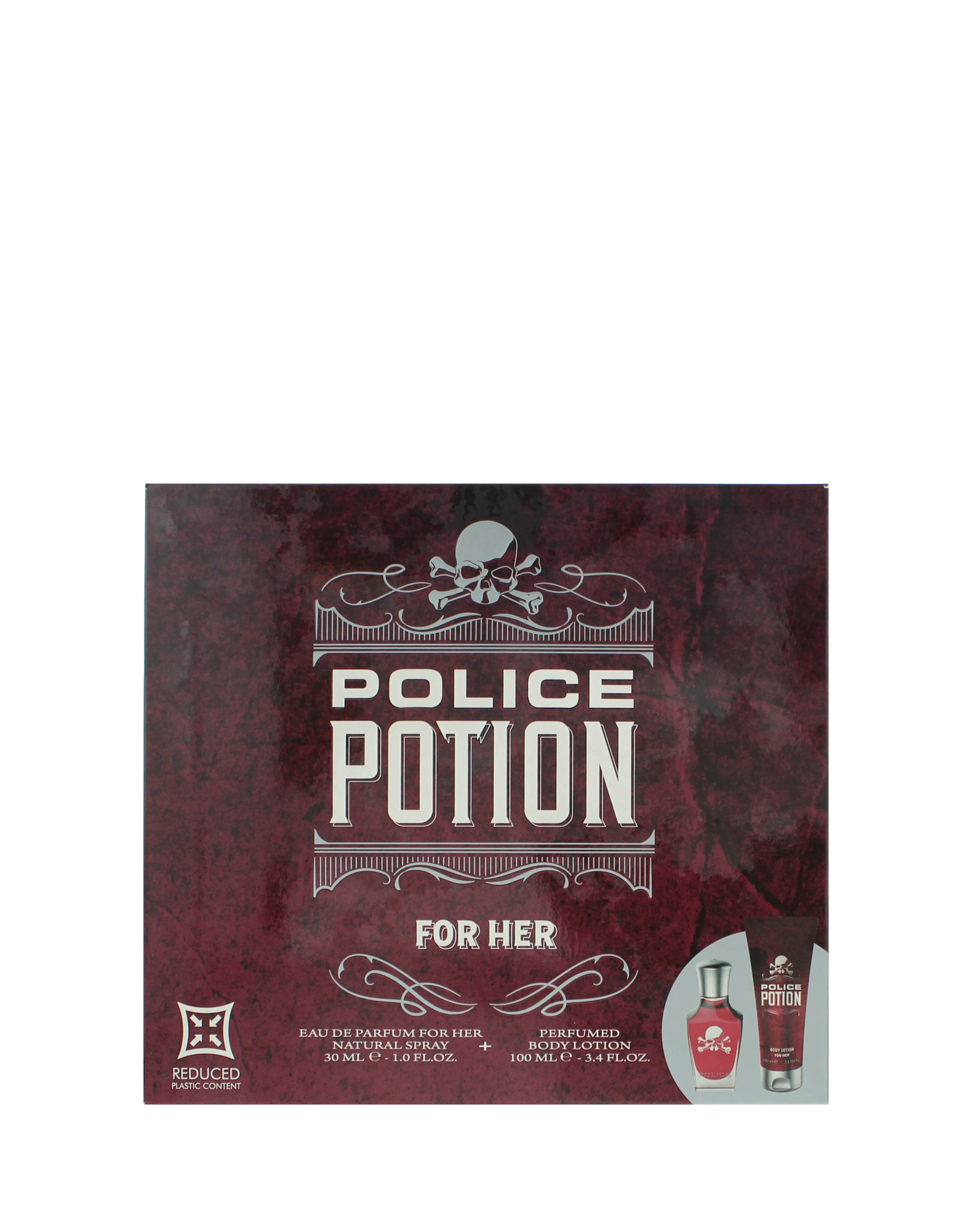 Police Potion For Her Piece Gift Set: Eau de Parfum 30ml - Body Lotion 100ml | Simply Be