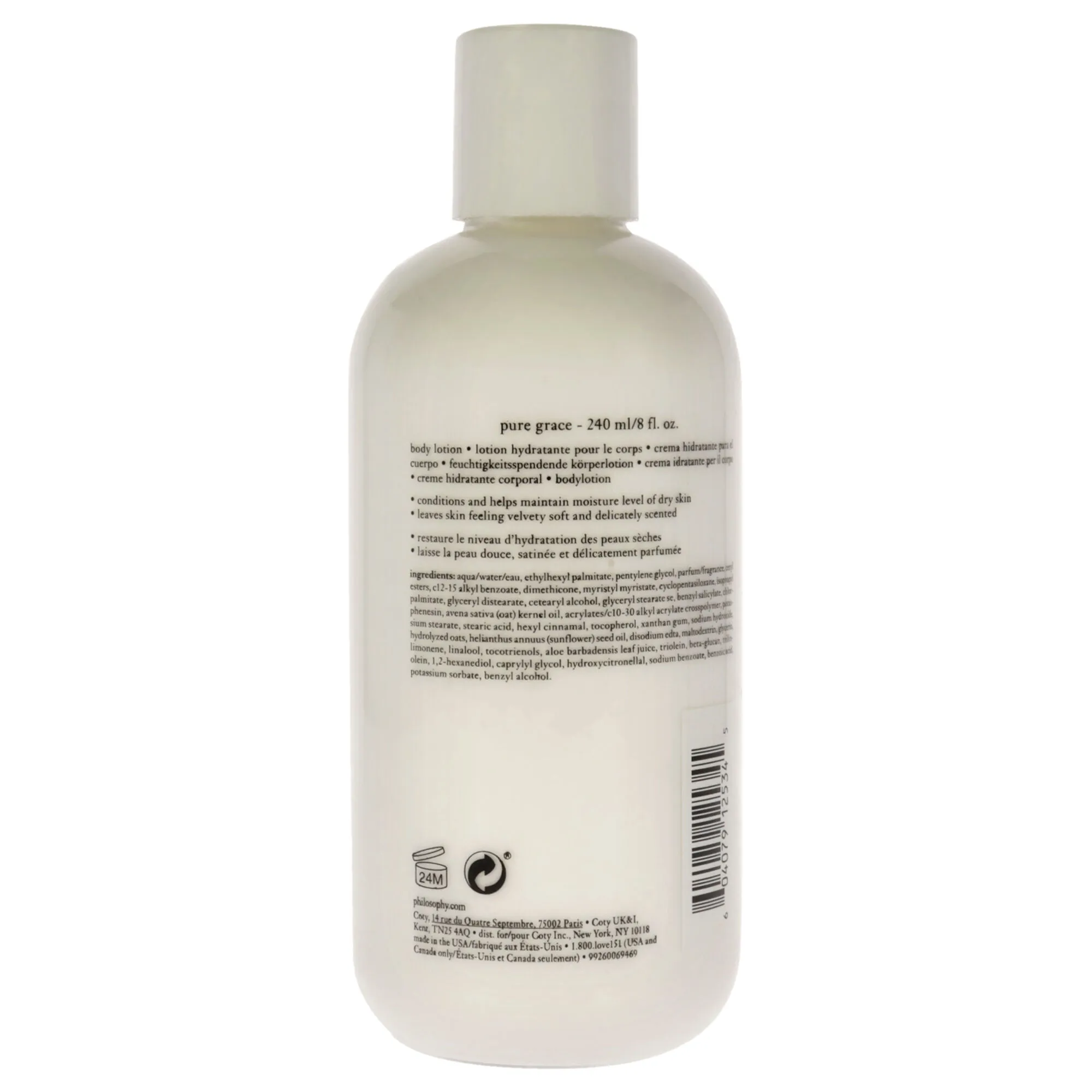 Pure Grace by Philosophy for Unisex - 8 oz Body Lotion