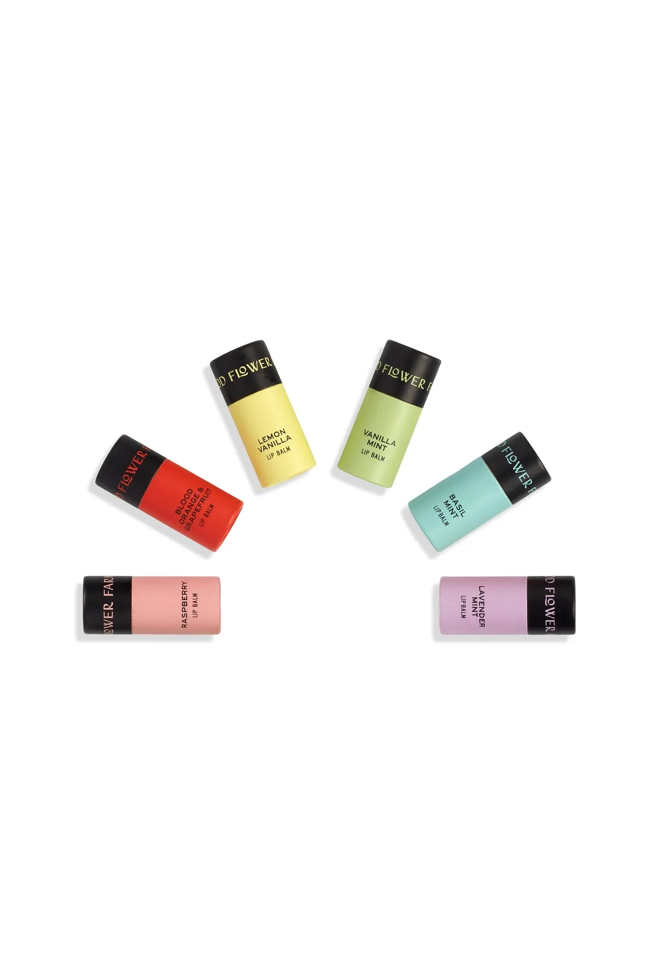 Rainbow Organic Lip Balm Set