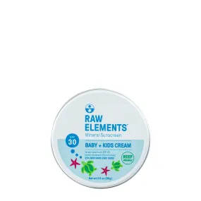 Raw Elements Baby + Kids Tin Sunscreen-SPF 30+