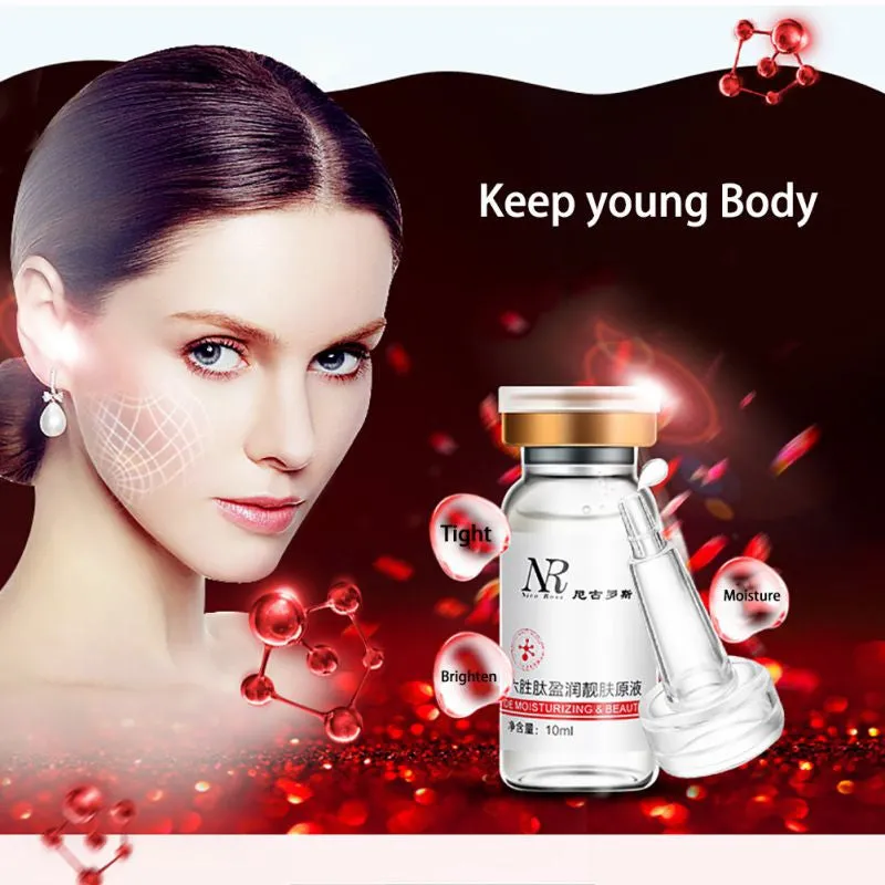 Rejuvenating Face Lift Skin Care Anti Aging Collagen Six Peptides Serum Rgireline Liquid Moisturizing Striae Anti-Wrinkle Cream 