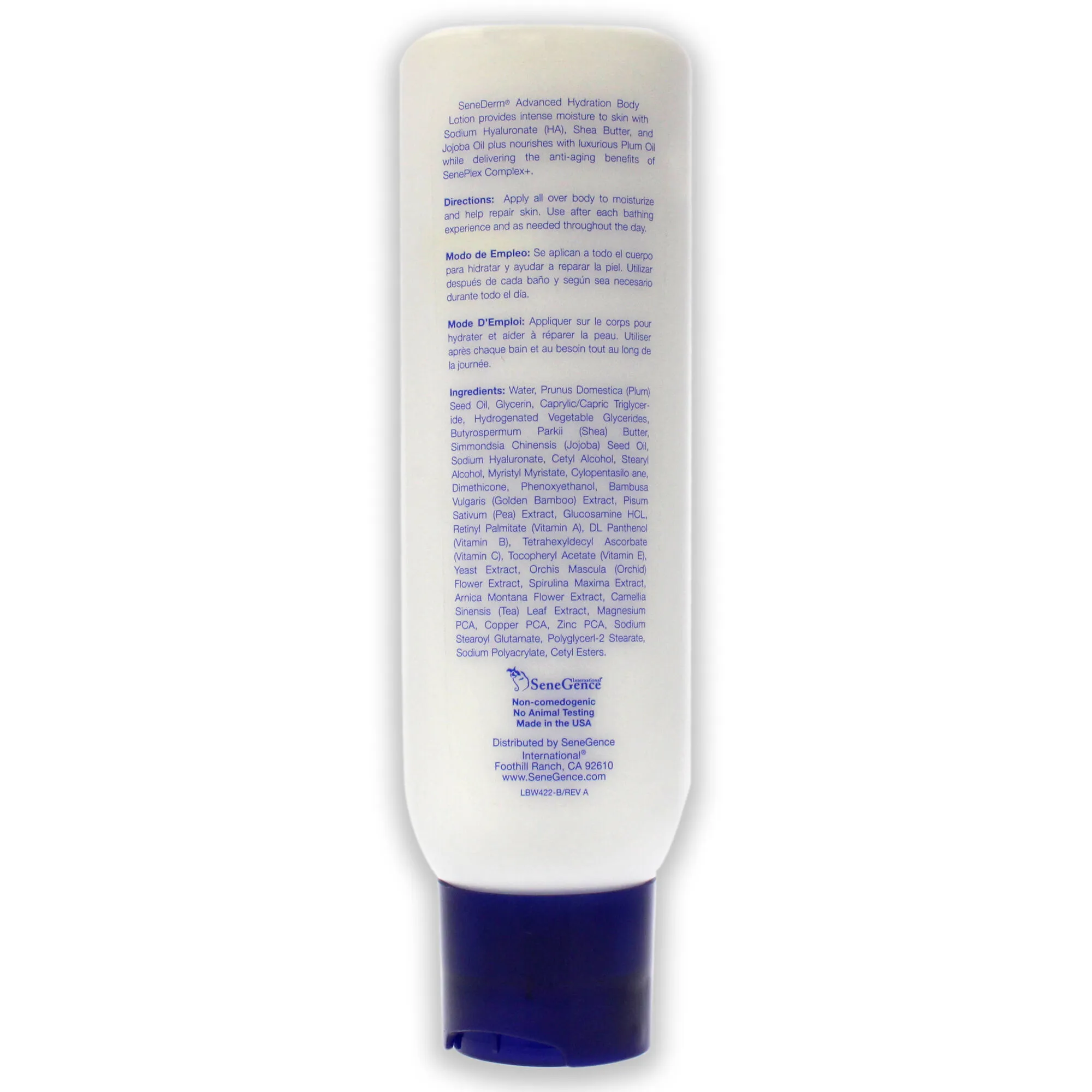 SeneDerm Advanced Hydration Body Lotion by SeneGence for Unisex - 6 oz Body Lotion