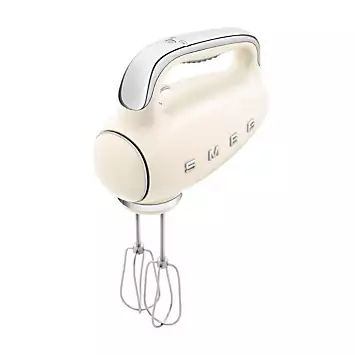 SMEG Retro HMF01CRUK Hand Mixer with 3 Accessories - Cream | Kaleidoscope