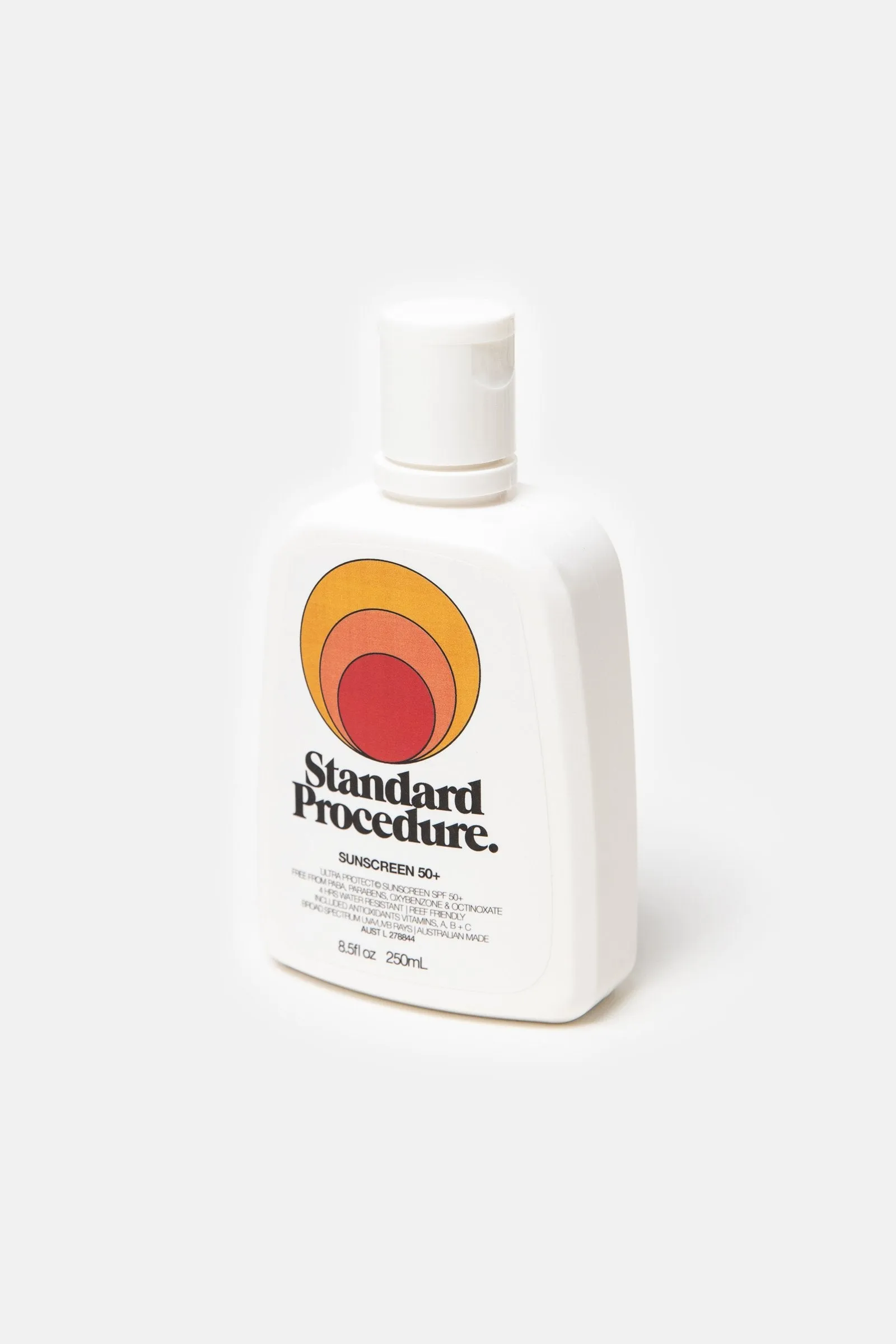 Standard Procedure 250ml Fliptop Sunscreen