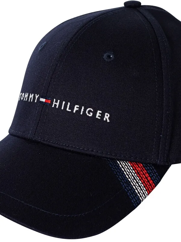 Tommy Hilfiger Foundation Cotton Baseball Cap - Space Blue