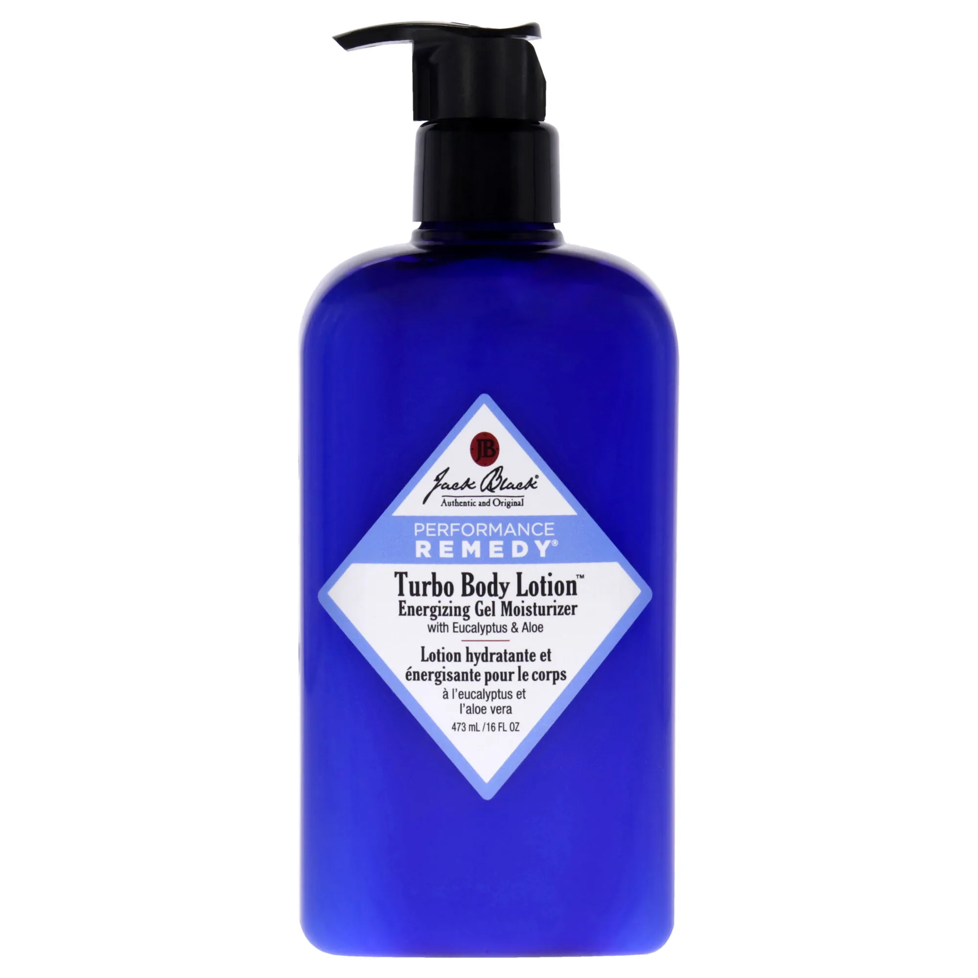 Turbo Body Lotion Energizing Gel Moisturizer by Jack Black for Men - 16 oz Body Lotion