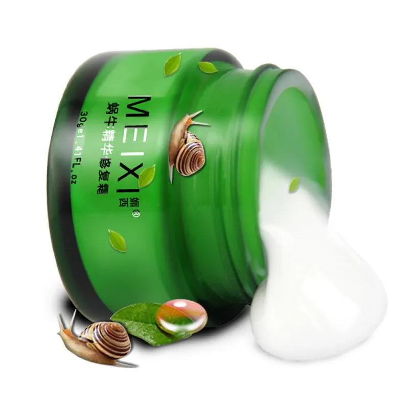 Whitening Moisturizing Brighten Snail Cream Anti Wrinkle Aging Remover Acne 30g SM6